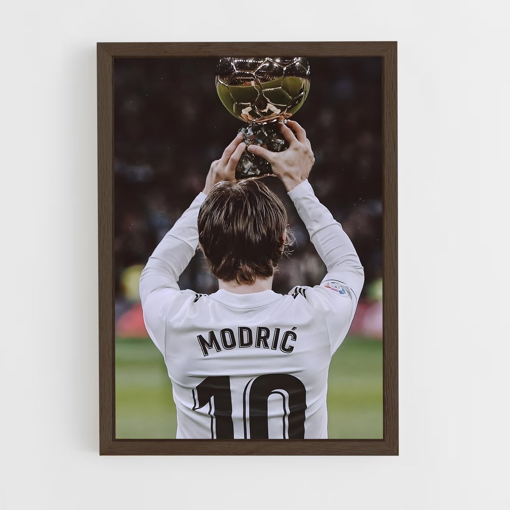 Poster Luka Modric Football Esprit vibrant (vue 5)